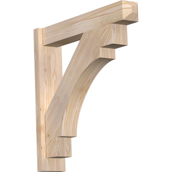Ekena Millwork Merced Smooth Craftsman Outlooker, Douglas Fir, 5 1/2"W x 28"D x 28"H OUT06X28X28MRC04SDF - main